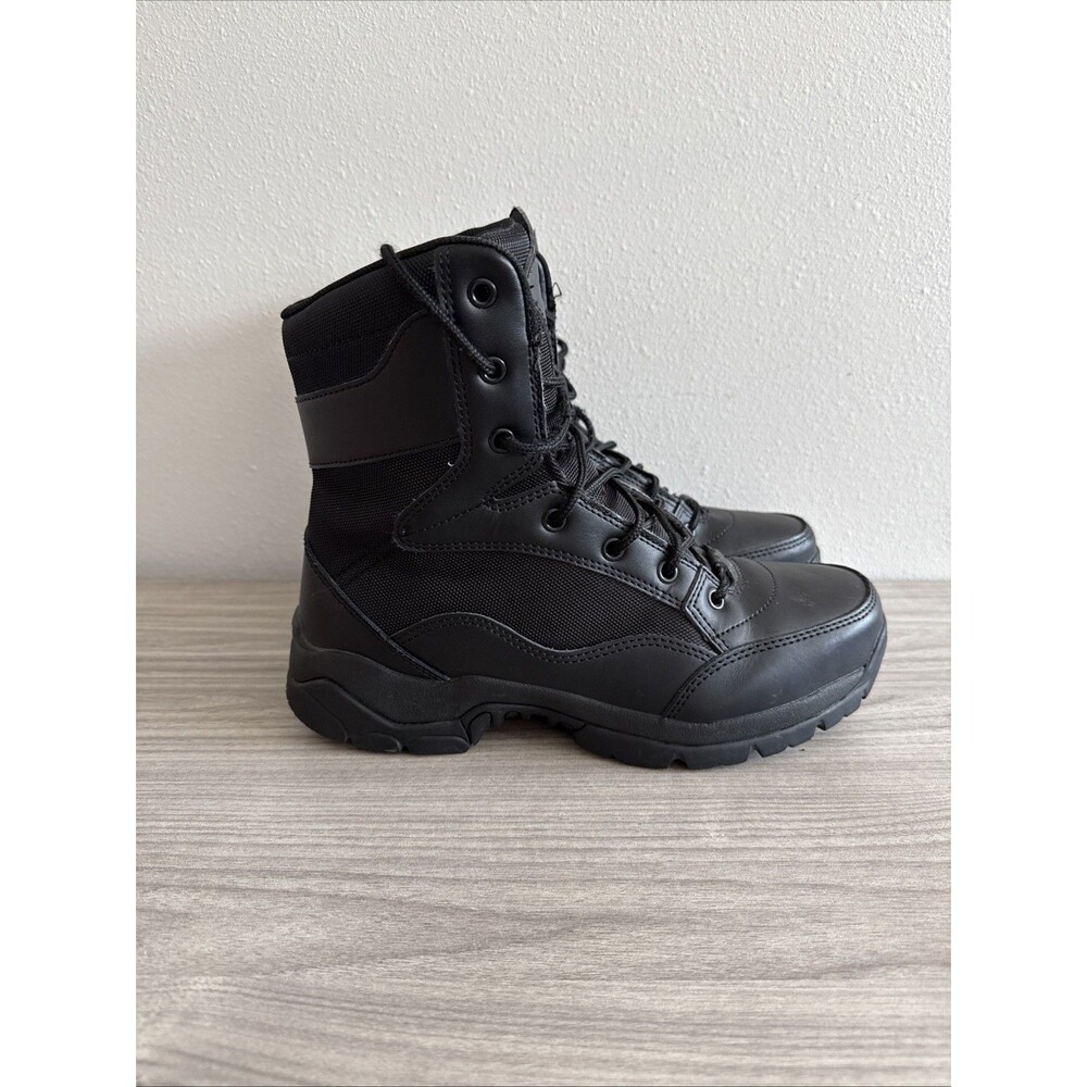 Interceptor Men's‎ Black Boots ASTM F2413-18 Tactical Safety Boots Size 7.5